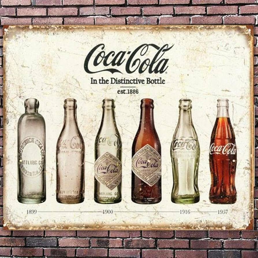 Amazon.co.jp: ブリキ看板 コカ・コーラ est.1886 : 文房具・オフィス用品