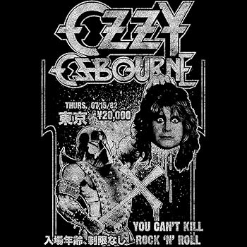 Amazon.com: American Classics Ozzy Osbourne Music Can't Kill Rock