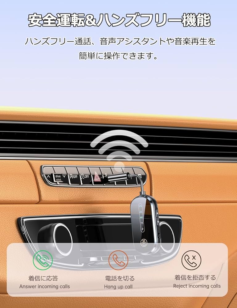Amazon | Bluetooth 5.4 トランスミッター 2台同時接続 Bluetooth