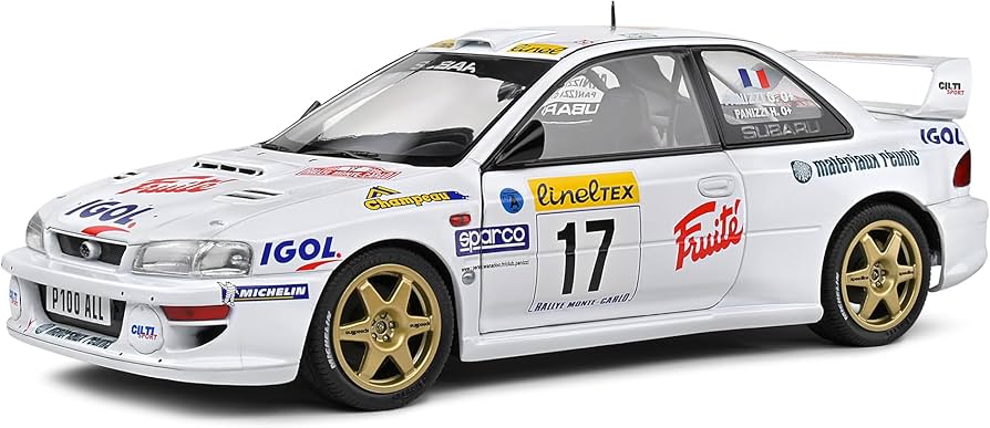 Amazon.com: 1:18 Subaru Impreza S5 WRC99 22B Blue #17 Panizzi