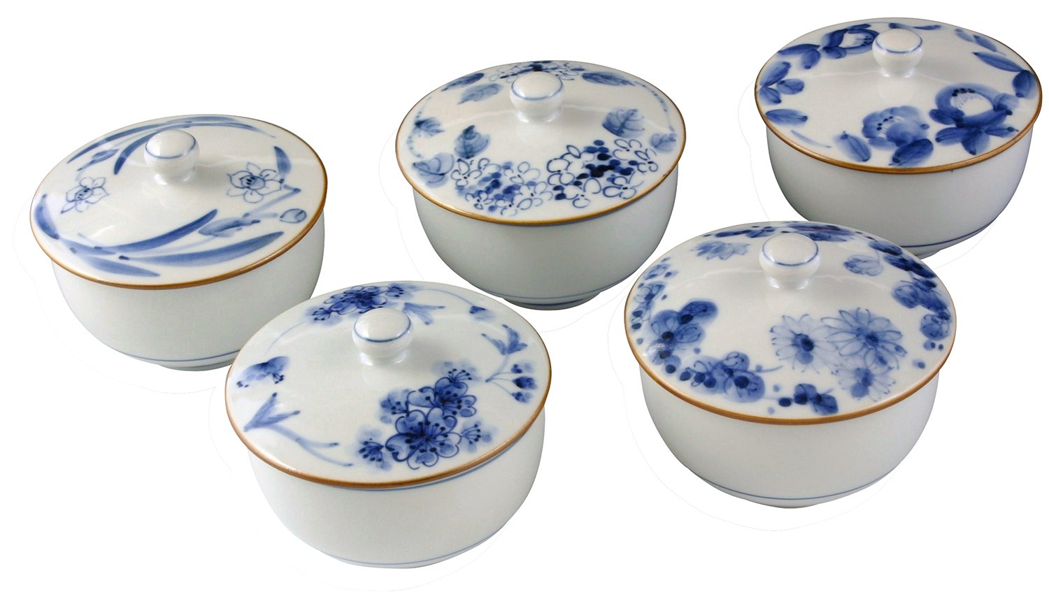 未使用保管品】京焼 清水焼 総峰 田中總次 湯呑み2個 木箱付き 未使用