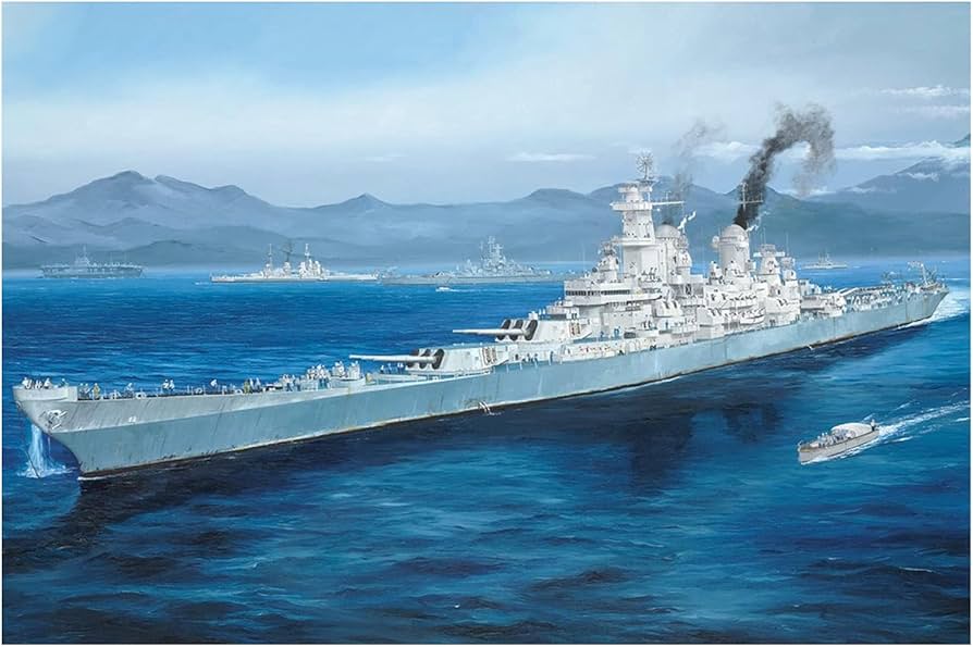 Amazon.com: Hobbyboss HBB86516 1:350-USS Missouri BB-63 Scale