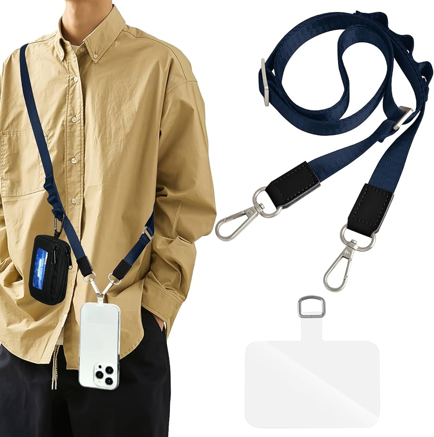 Amazon.co.jp: [Ganve] スマホストラップ 斜めがけ 首掛け 肩掛け 全