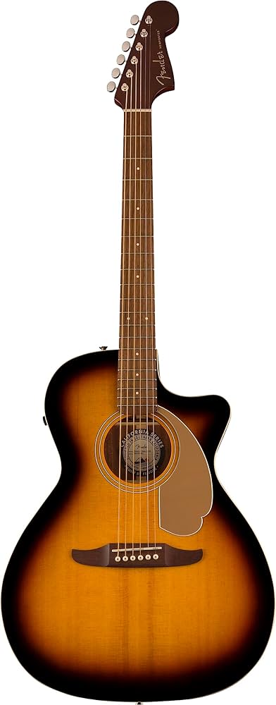 Amazon | Fender フェンダー エレアコギター Newporter Player, Walnut