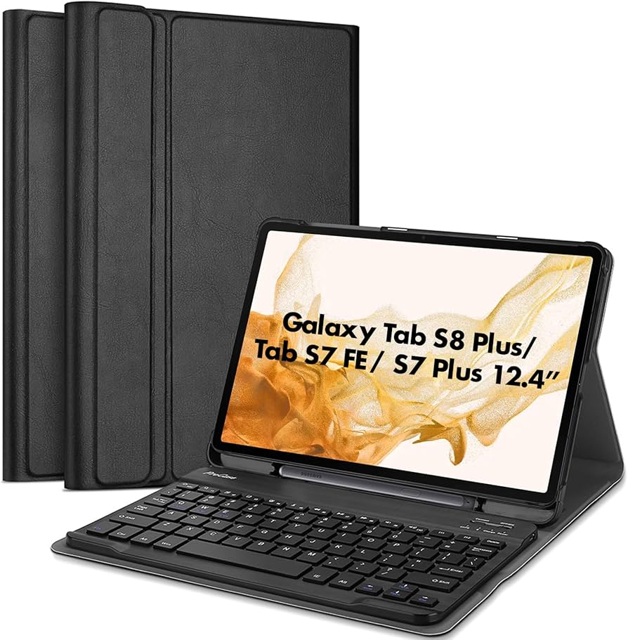 Amazon.com: ProCase Keyboard Case for 12.4 inch Galaxy Tab S8 Plus