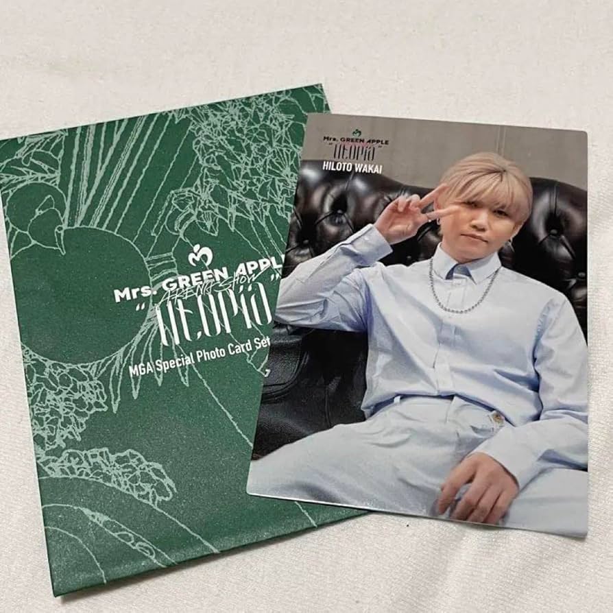 激レア】Mrs. GREEN APPLE Utopia フォトカ 若井 サイン 激レア】Mrs