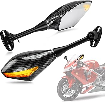 CBR1000RR(sc59)ミラーレスウィンカー 黒 楕円形 2本接続 CBR1000RR