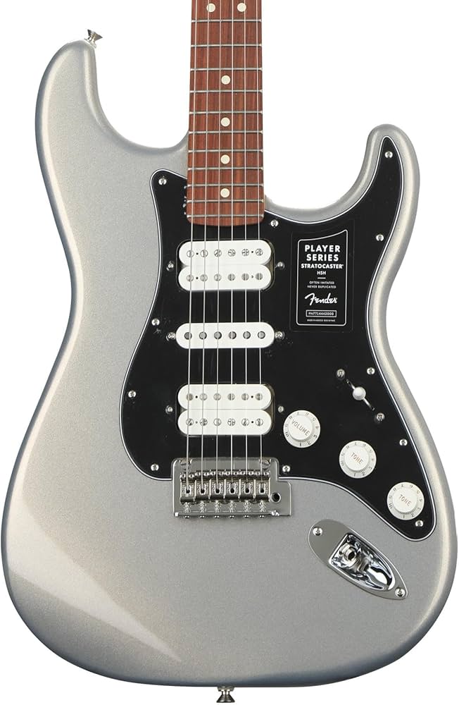Amazon | Fender エレキギター Player Stratocaster®, HSH Silver