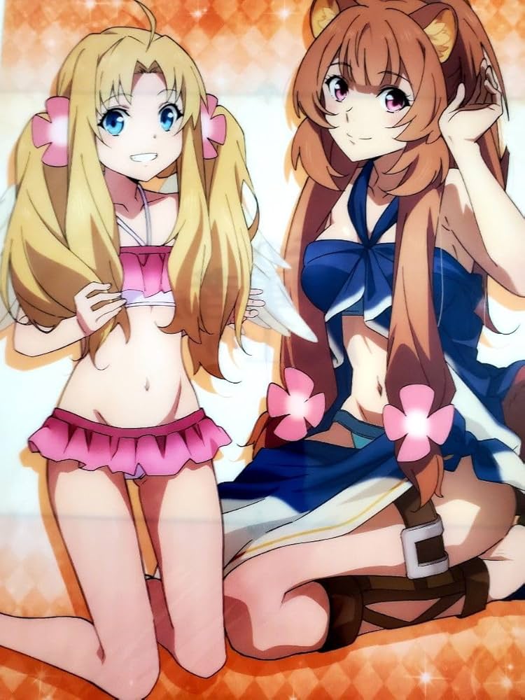 Amazon.co.jp: 盾の勇者の成り上がり ラフタリア フィーロ 水着 クリア