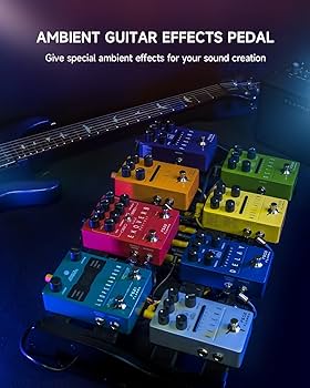 Amazon.com: FLAMMA FS22 Stereo Delay & Reverb Combo Effects Pedal