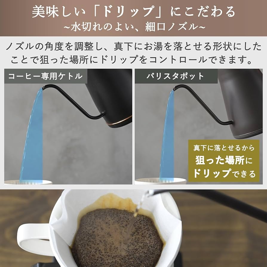 新品】山善 バリスタ ポット BARISTA POT 商品情報_電気式バリスタ