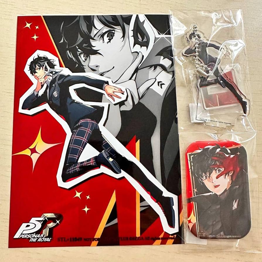 ペルソナ5S 購入特典 アクリルコースター 主人公 ジョーカー ペルソナ5
