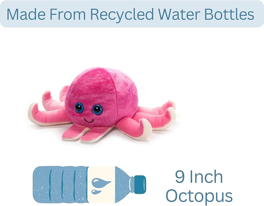 Amazon.co.jp: ふれあい動物園 ピンクタコぬいぐるみ スラップ