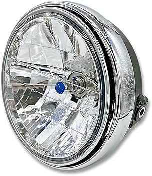 Amazon | JYFACTORY 汎用 バイク ヘッドライト h4 ハロゲン マルチ