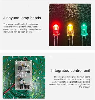 Amazon.co.jp: 信号機 本物壁飾り、信号機LED、交通信号クラフトキット