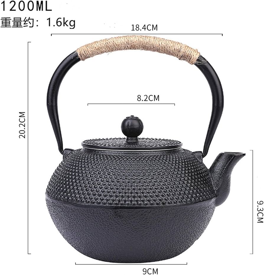 Amazon | Vexnar 鉄瓶 南部鉄器 1.8L 錆びにくい 直火可 IH対応 鉄分