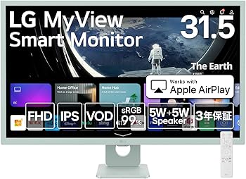 Amazon.co.jp: LG スマートモニター / 32SR50F-G/MyView Smart Monitor