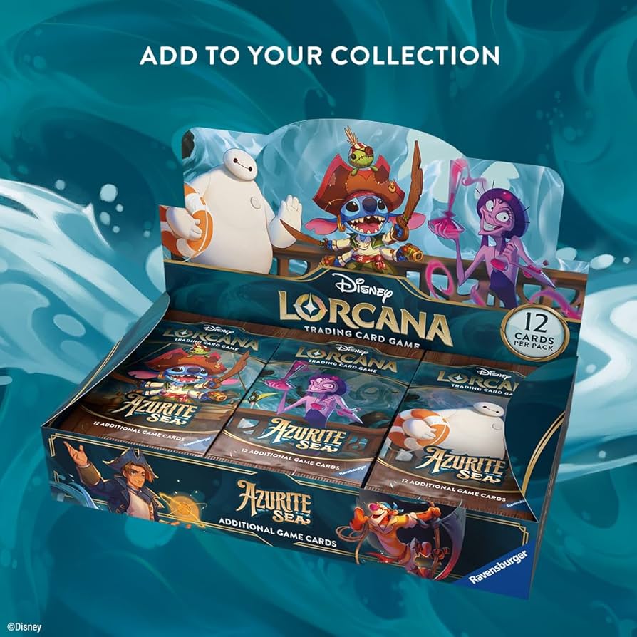 Amazon.com: Ravensburger Disney Lorcana TCG: Azurite Sea Booster