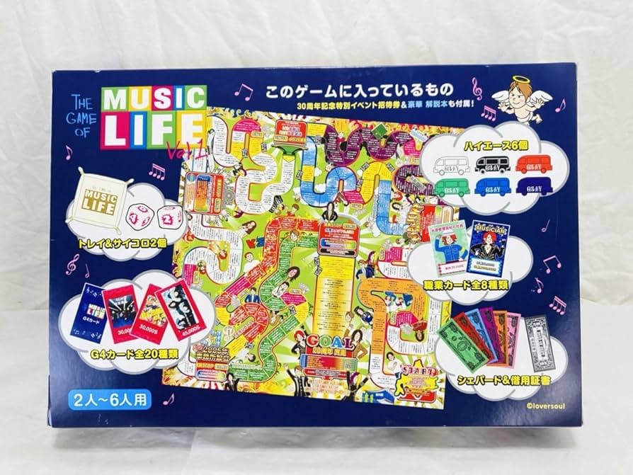 Amazon | レア MUSIC LIFE Vol.1 ミュージックライフ GLAY すごろく