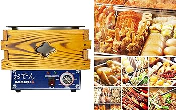 Amazon | KALELAISU おでん鍋 9グリッド 10L大容量 電気おでん鍋 0-300