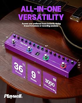 Amazon.com: Playwell Multi Effects Guitar Pedal TANK-G,Digital