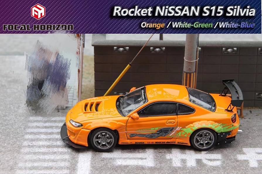 1/64 FOCAL HORIZON SILVIA S15 ワイスピ仕様 2 1/64 Focal Horizon