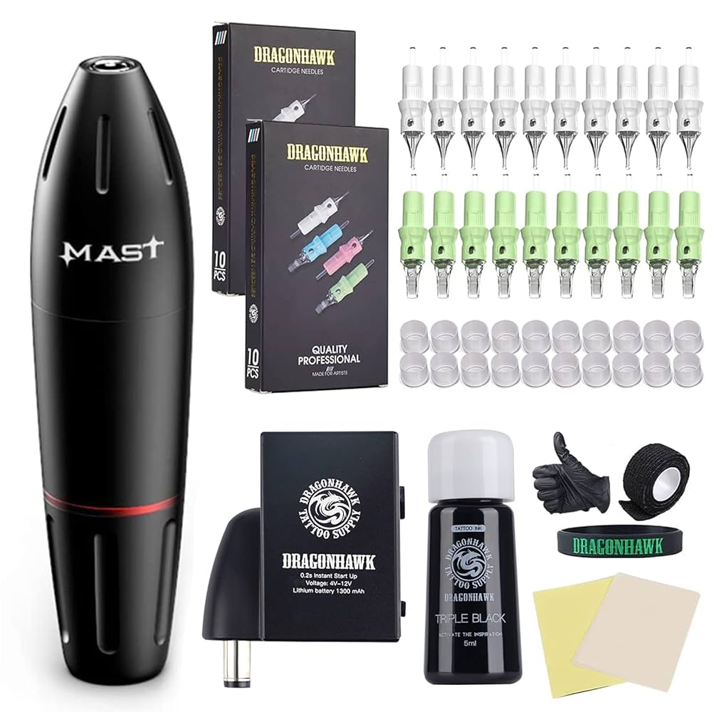 タトゥーマシン 世界300台限定 初代彫佐 ラバーバンド100個付き