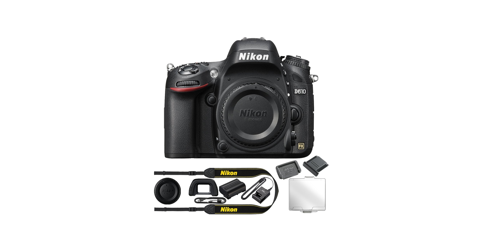 Amazon.com : Nikon D610 24.3 MP CMOS FX-Format Digital SLR Camera