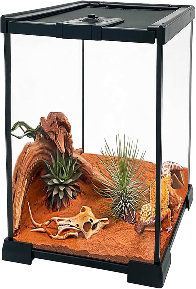 Amazon | 爬虫類 ケージ 爬虫類 飼育ケース 温度湿度計付き 爬虫類