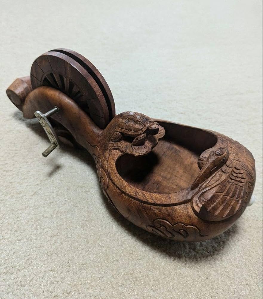 墨壺 墨つぼ 坪辰 鶴 亀 大工道具 墨壺 墨つぼ 坪辰