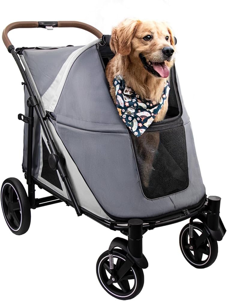 Amazon | GPR ペットカート 大型犬用カート ワンタッチ折りたたみ式 犬