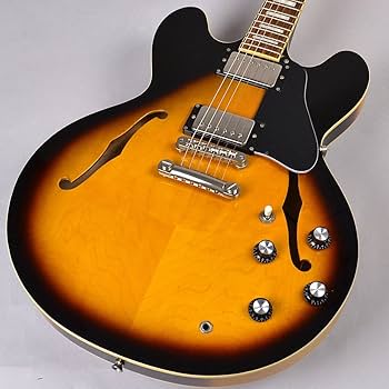 Amazon | Burny SRSA65 BS エレキギター セミアコ ES-335タイプ ホロウ
