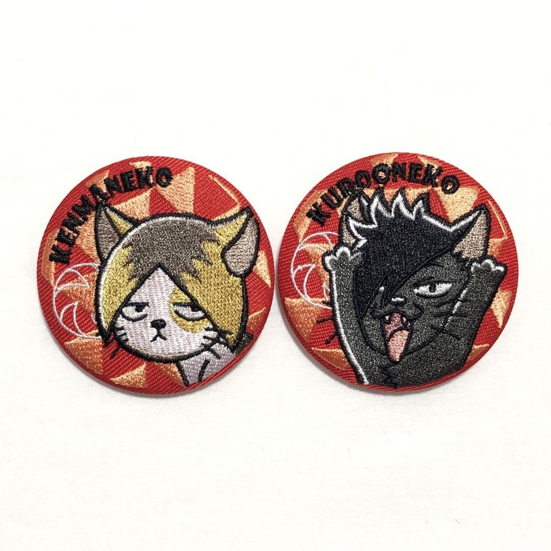 ハイキュー 孤爪研磨 黒尾鉄朗 缶バッジ 非売品 特典 プリロール 2個