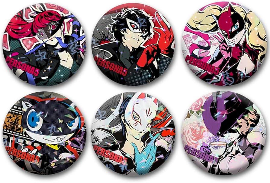 バッジ ペルソナ5 芳澤かすみ ふぉーちゅんアクリルバッジ ペルソナ5