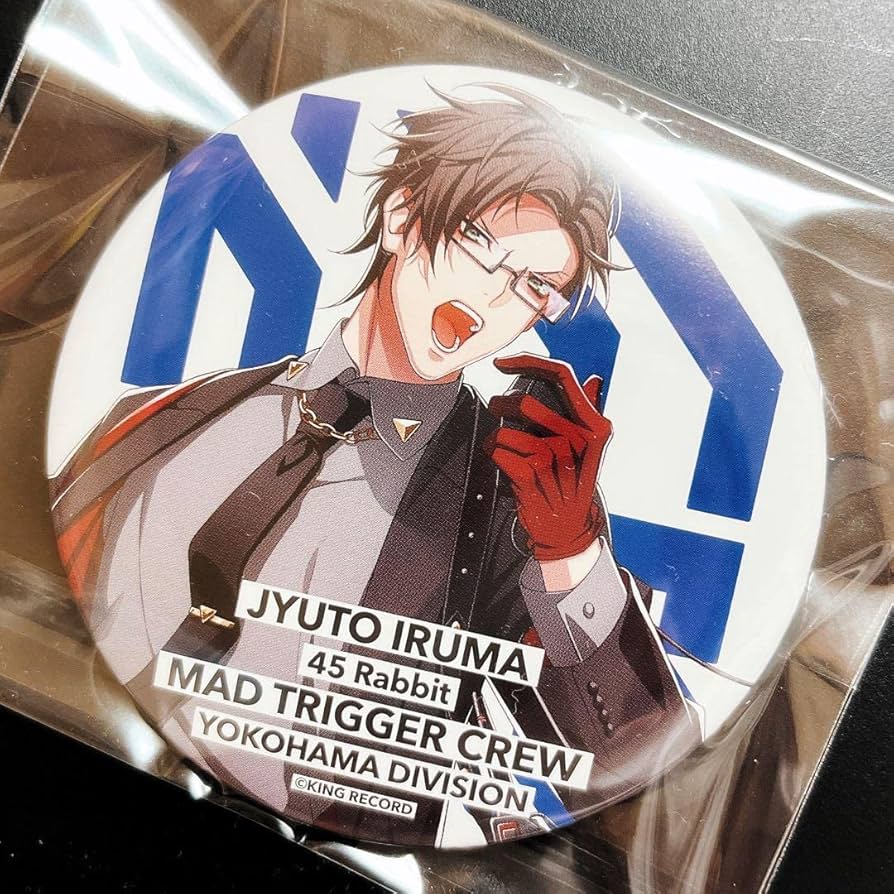 ヒプノシスマイク ヒプマイ アニメイトカフェ 初期 缶バッジ 等身 銃兎