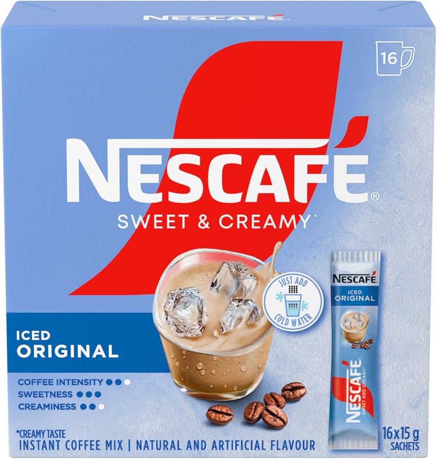 Amazon.com: Nescafé Nescafe Sweet & Creamy Iced Coffee, Instant