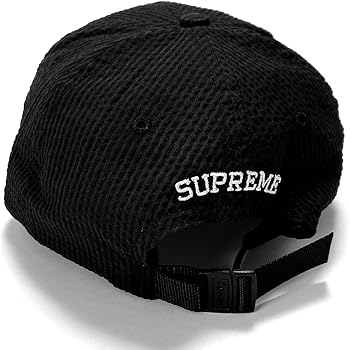 Amazon | [シュプリーム] メンズ シアサッカーSロゴ6パネルキャップ