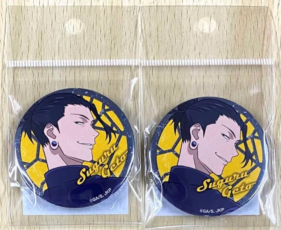 呪術廻戦 懐玉玉折 領域展開スクエア 缶バッジ 夏油傑 呪術廻戦 懐玉玉