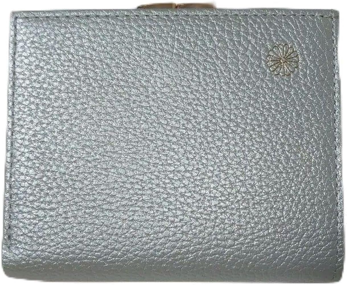Amazon | 皇居限定 ガマ口付き財布 シルバー二つ折り箱付き | 財布