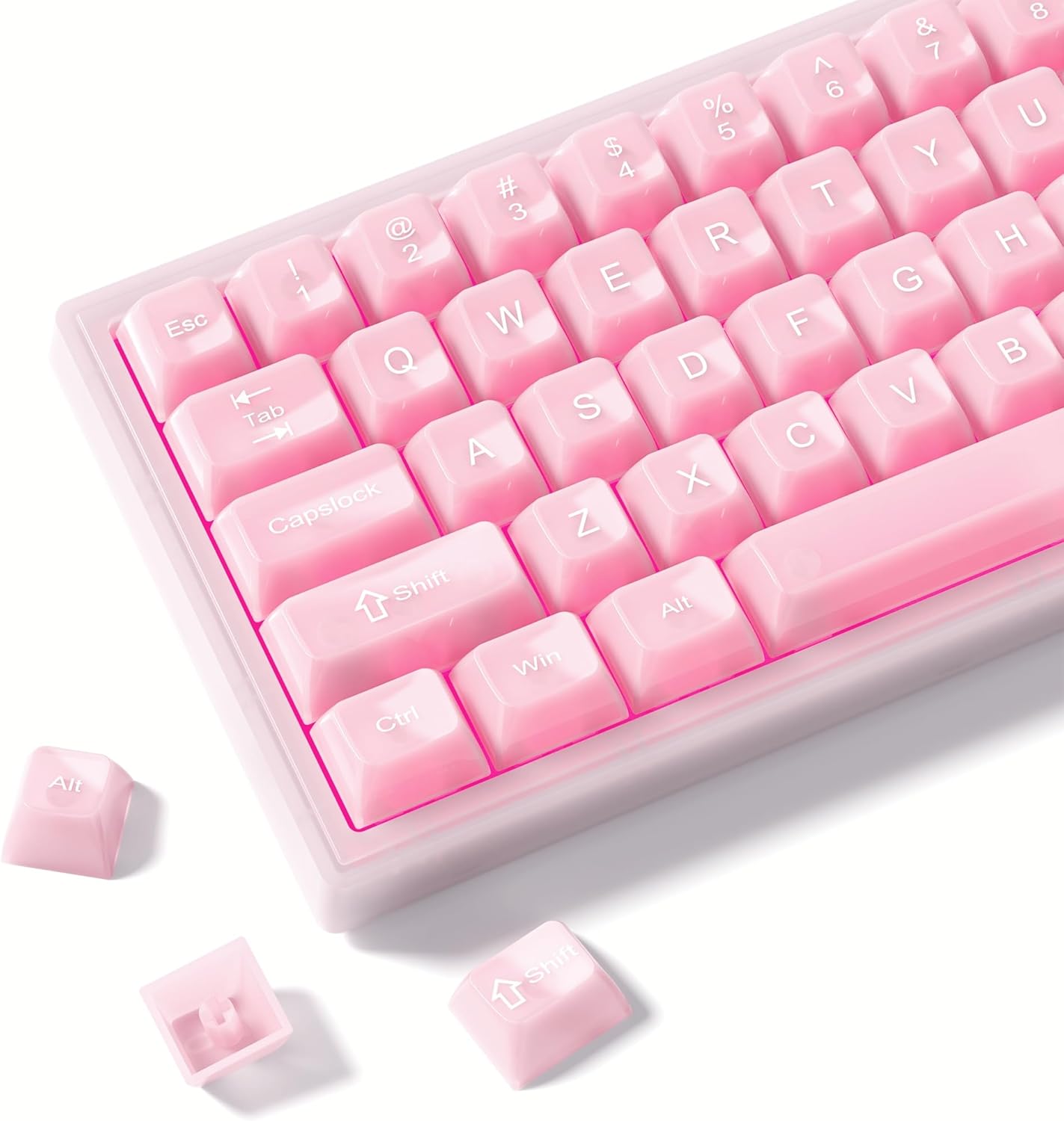 logicool MK KEYS MINI ピンク（KX700RO) 1回使用 Amazon.co.jp