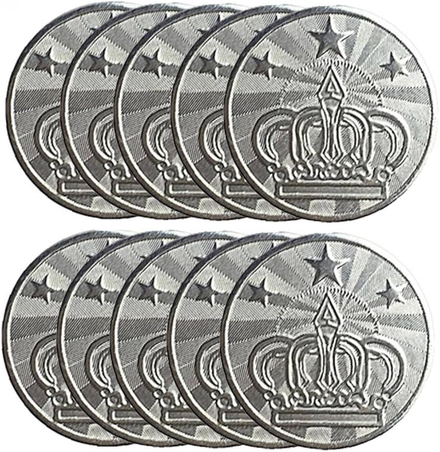 Amazon.co.jp: ゲームトークン ステンレス アーケード ゲームコイン