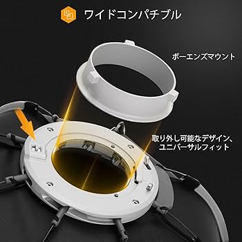 Amazon | TARION 八角形ソフトボックス90cm ワンタッチ クイック