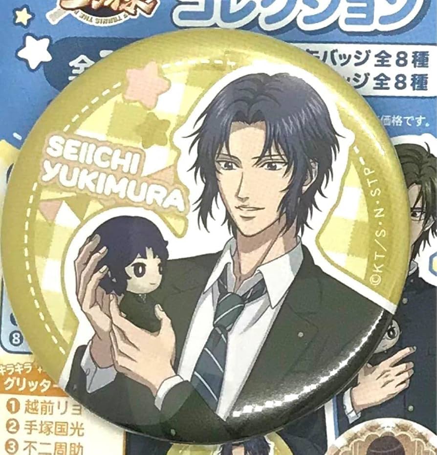 幸村精市 テニプリ 原画展 缶バッジ セット 幸村精市 テニプリ 原画展