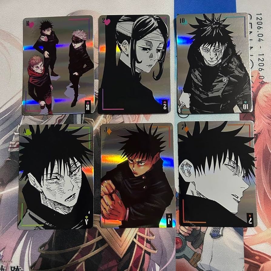 Amazon.co.jp: 呪術廻戦 ギラギラトランプ 伏黒恵 津美紀 五条悟 虎杖