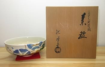 送料込【逢絢亭・新品】茶道具 茶碗 京焼 仁清 青楓の図 山本蓼