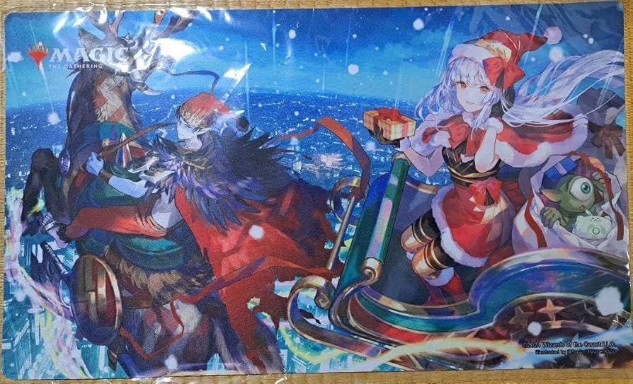 放浪皇のクリスマスキャンペーン プレイマット Amazon | MTG 放浪皇の