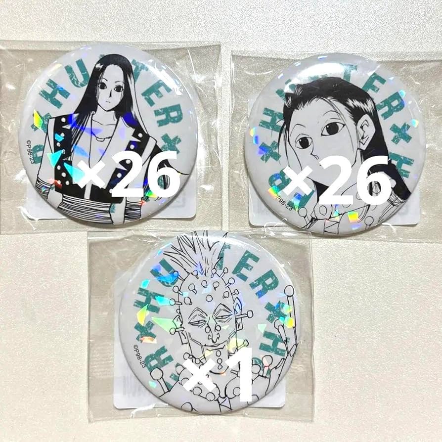 ビスケ オル缶 HUNTER×HUNTER オールスター缶バッジ 18 完全受注生産