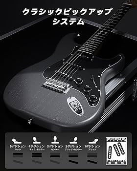 Amazon | Donner エレキギター 初心者セット STタイプ SSSピックアップ