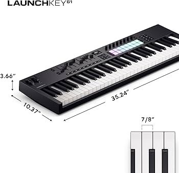 Amazon | Novation/Launchkey 61 Mk4 | MIDIキーボード | MIDI