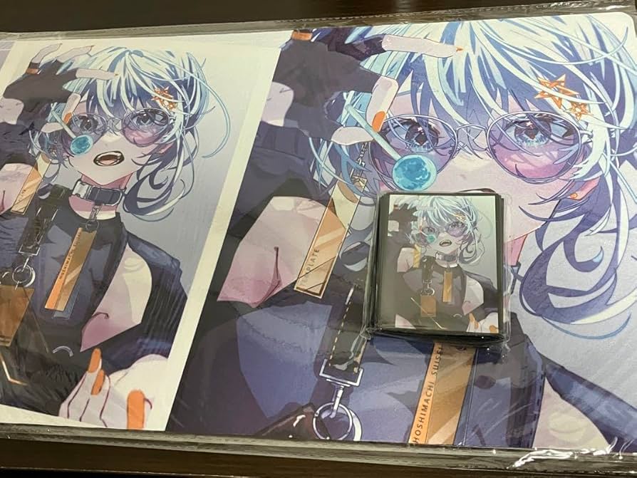 ホロライブ 星街すいせい スリーブ プレイマット ミッドナイトブルー